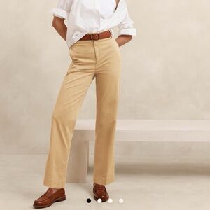 Banana Republic ultra high rise tan authentic chino size 2